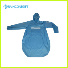 Camisa impermeável da chuva do PVC do poliéster (RPY-043)
